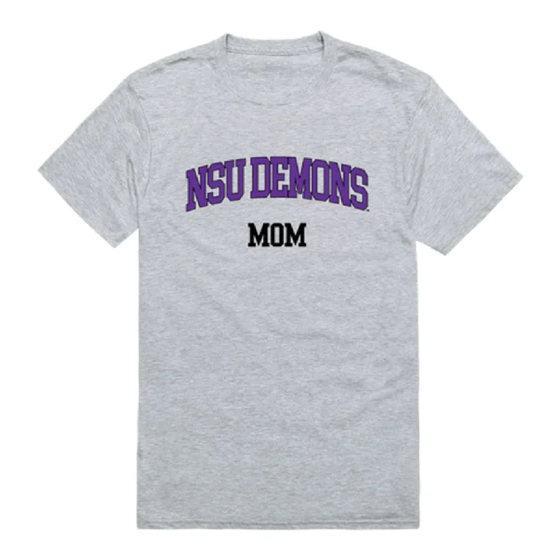 Northwestern State University Demons Mom T-Shirts Welt Pockets Slit Pockets