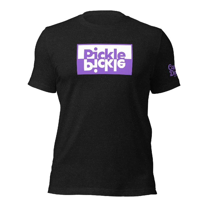 Purple Pickle t-shirt Polka Dot Checkered Tartan