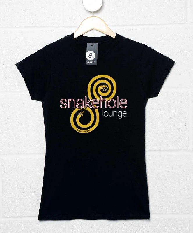 Snakehole Lounge Womens T-Shirt Chenille Brocade Lace