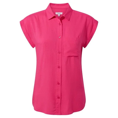 TOG24 Womens/Ladies Alston Short-Sleeved Shirt Spandex Blend Rayon Blend Denim Blend TOG24 Womens/Ladies Alston Short-Sleeved Shirt Spandex Blend Rayon Blend Denim Blend