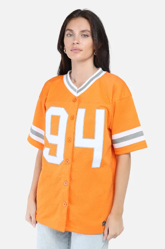 University of Tennessee Button Down Football Jersey Pastel Jersey Tee