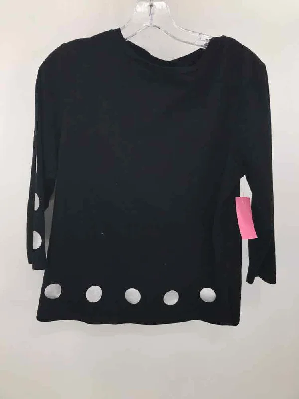 Pre-Owned Vecceli Italy Black Size Small T-shirt Jersey Fabric Tulle Fabric Batik Fabric Pre-Owned Vecceli Italy Black Size Small T-shirt Jersey Fabric Tulle Fabric Batik Fabric