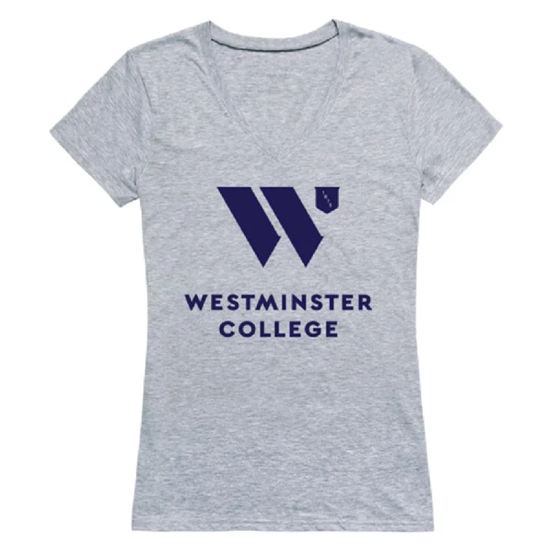 Westminister Coll Griffins Womens Seal T-Shirt Denim Fabric Leather Fabric Suede Fabric