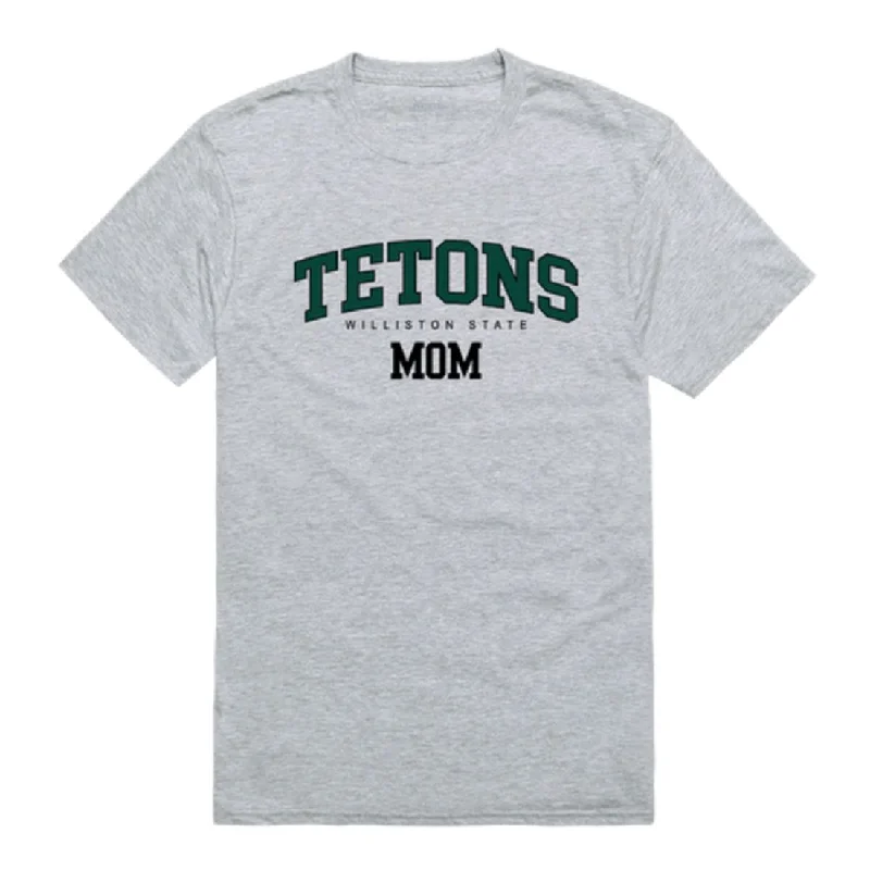 Williston State College Tetons Mom T-Shirts Cozy Warm Stylish