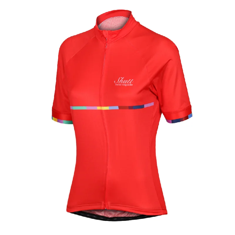 Women's Monaco Jersey - Ferrari V Neck Jersey Blouse