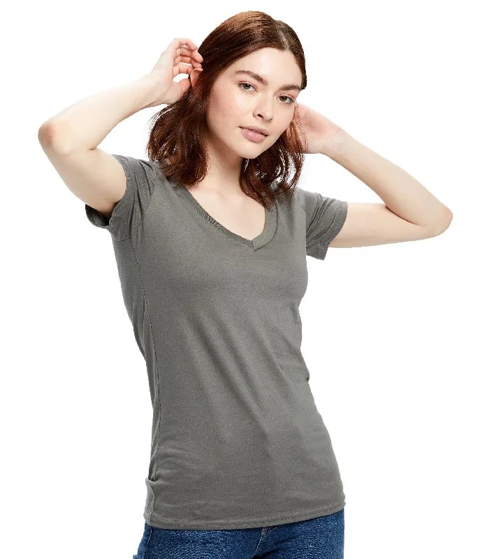 Women's Short Sleeve Jersey V-neck Limited Edition Jersey Tee