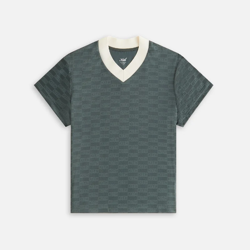 Kith Women Nicci Monogram Jersey - Machine Sophisticated Jersey Tee