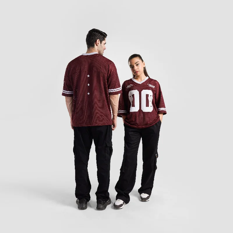 Strength Jersey (Maroon) Emerald Green Jersey Tee