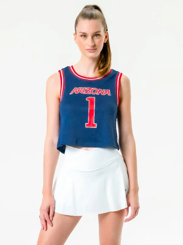 University of Arizona - Women's Mesh Basketball Jersey - Navy Party Jersey Tee