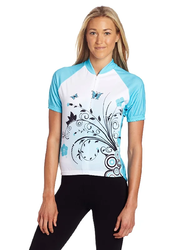 Butterfly Women's Cycling Jersey (S, L, XL) Casual Weekend Jersey Tee