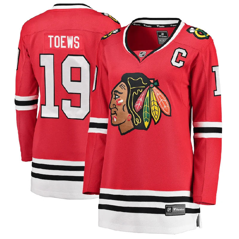 Jonathan Toews Chicago Blackhawks Fanatics Women's Home Breakaway Player Jersey Daily Wear Jersey Tee