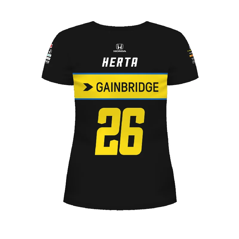 2023 Colton Herta Ladies Jersey Emerald Green Jersey Tee