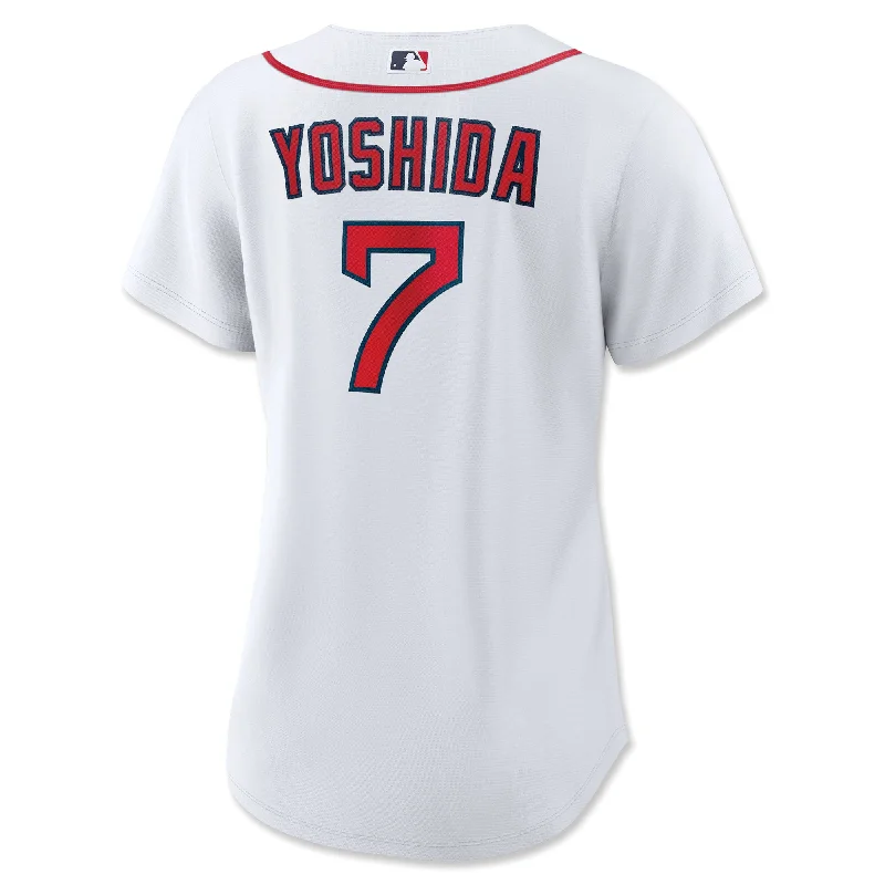 Ladies Nike Replica Home Jersey - White - Yoshida Retro Jersey Tee