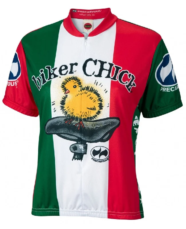 Mexican Biker Chick Women's Cycling Jersey (S, M, L, XL) Vintage Jersey Tee