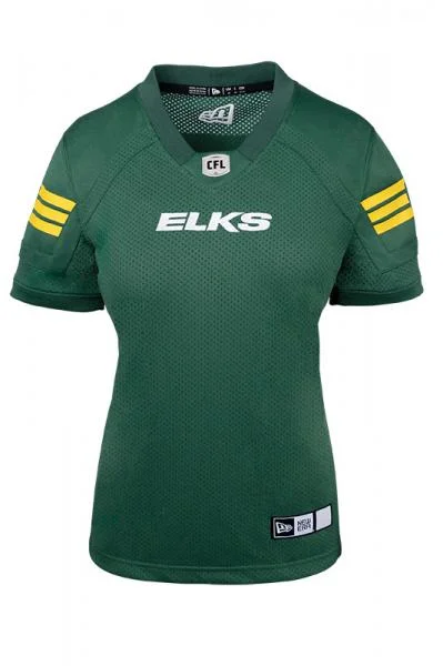 Edmonton Elks- New Era Womens Elks Home Jersey Patterned Jersey Tee