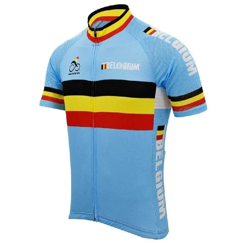 Retro Belgium Cycling Jersey Maximalist Jersey Tee