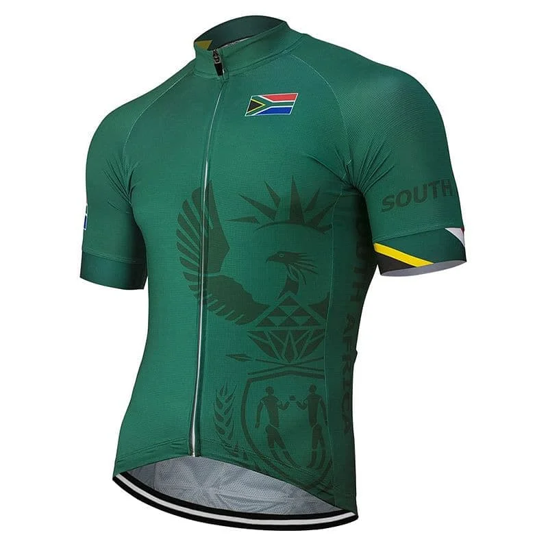 South Africa Cycling Jersey Gold Jersey Tee