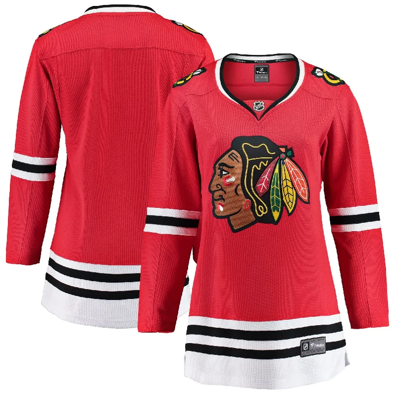 Chicago Blackhawks Womens Breakaway Hockey Jersey Minimalist Jersey Tee