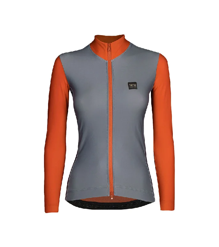 Women's Origin Long Sleeve Jersey - Orange Polka Dot Jersey Shirt