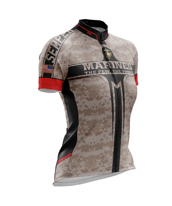 W. CLASSIC JERSEY - USMC CAMO Travel Jersey Tee