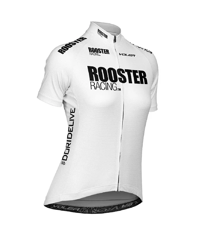 W. PELOTON RACE JERSEY - ROOSTER RACING Emerald Green Jersey Tee
