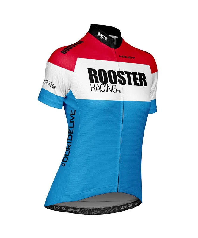 W. PELOTON CLUB JERSEY - ROOSTER RACING RWB Olive Green Jersey Tee