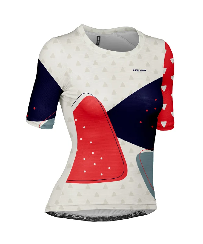 W. PRO AIR ZIPPERLESS JERSEY - HANNAH OTTO '24 Polka Dot Jersey Shirt