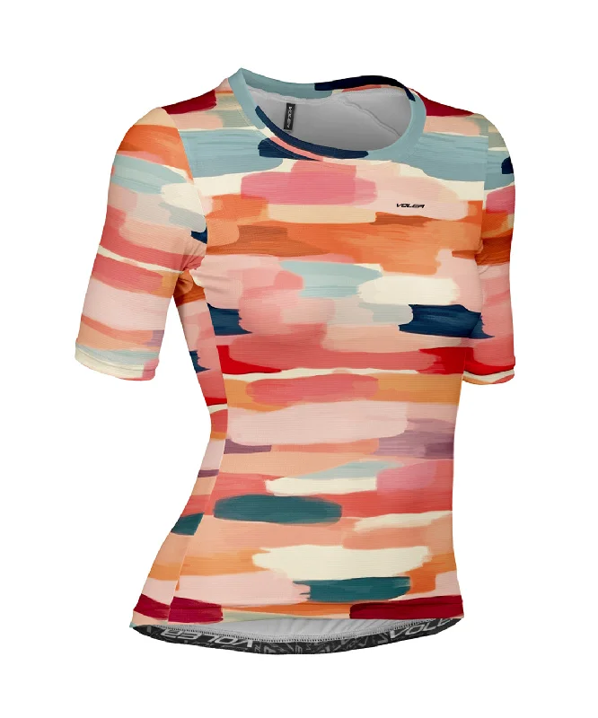 W. PRO AIR ZIPPERLESS JERSEY- PAINT BRUSH Ribbed Jersey Tee