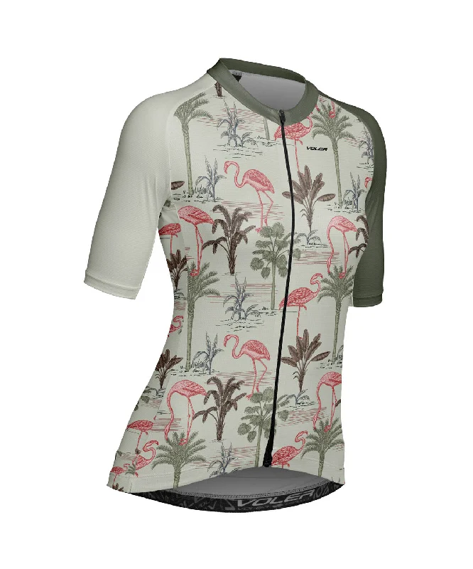 W. VELOCITY AIR JERSEY - TIKI LOUNGE Pink Jersey Tee