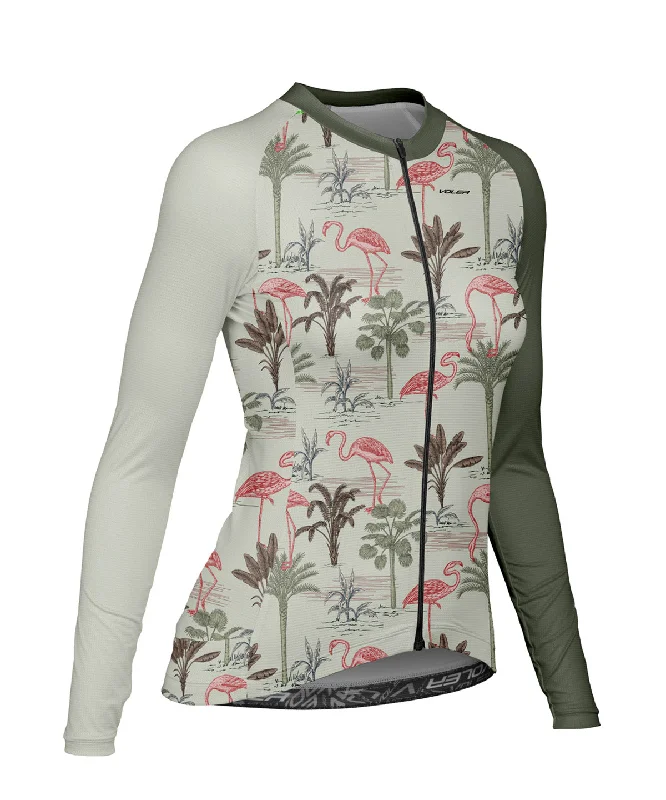 W. VELOCITY AIR LS JERSEY - TIKI LOUNGE Pastel Jersey Tee