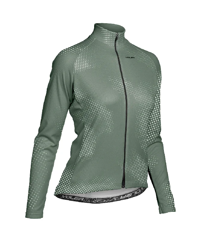 W. PELOTON THERMAL JERSEY - MATRIX Navy Blue Jersey Tee