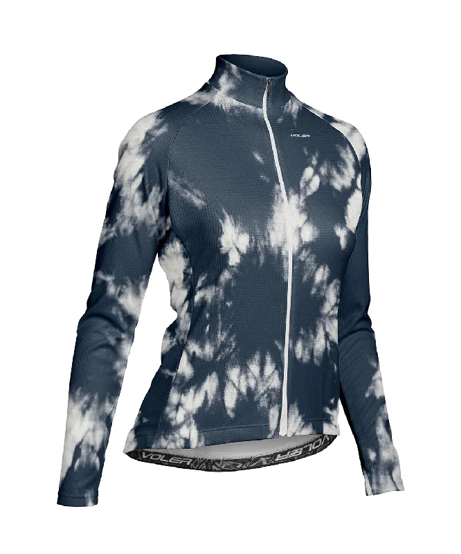 W. PELOTON THERMAL JERSEY - TIE DYE Mustard Yellow Jersey Tee