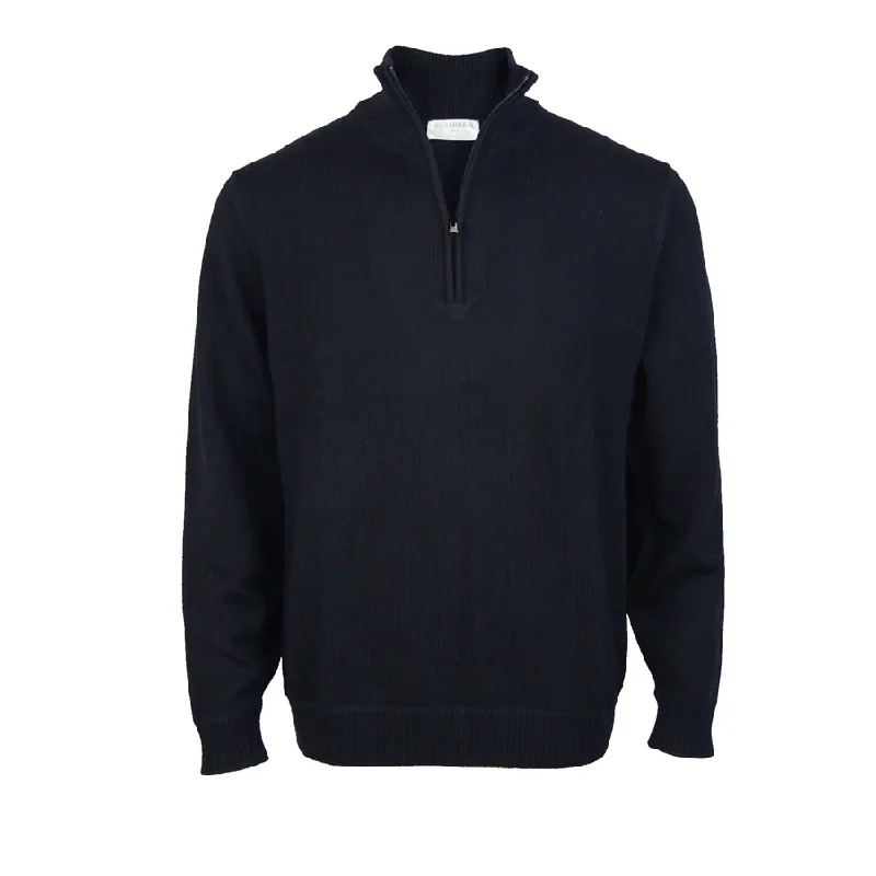 Silverdale - 1/4 Zip Jersey - Navy Affordable Jersey Tee