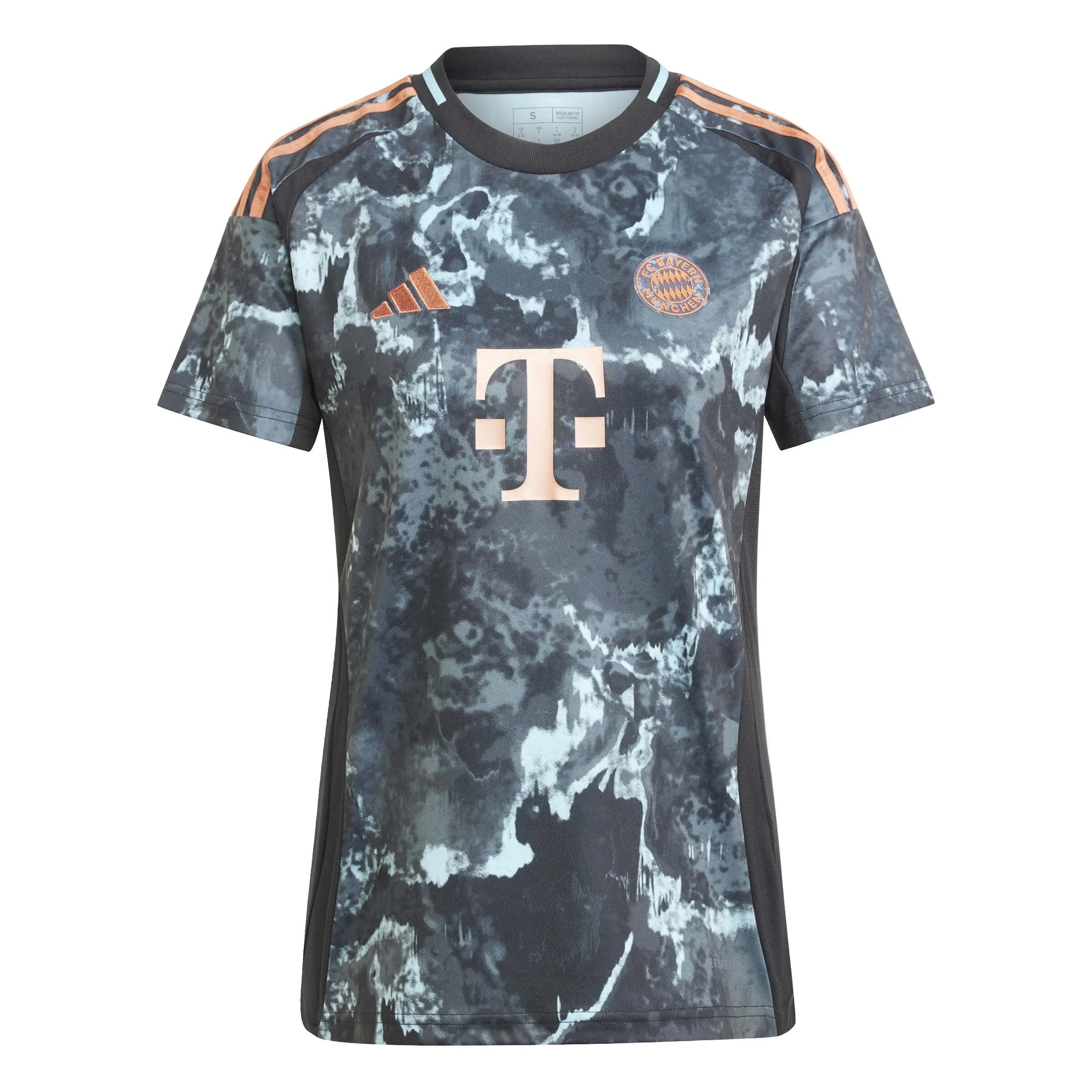 adidas 2024-25 Bayern Munich Women's Stadium Away Jersey Festive Jersey Tee