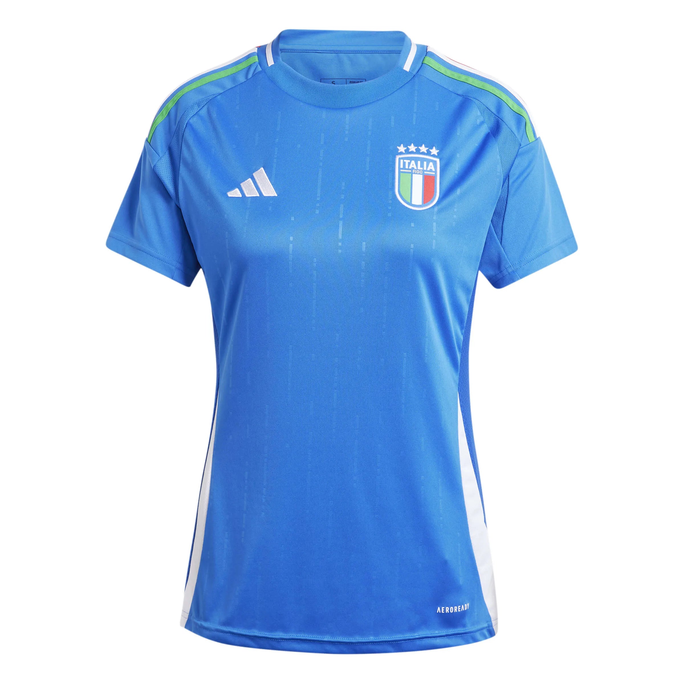 adidas 2024-25 Italy Women's Stadium Home Jersey Short Sleeve Jersey Top