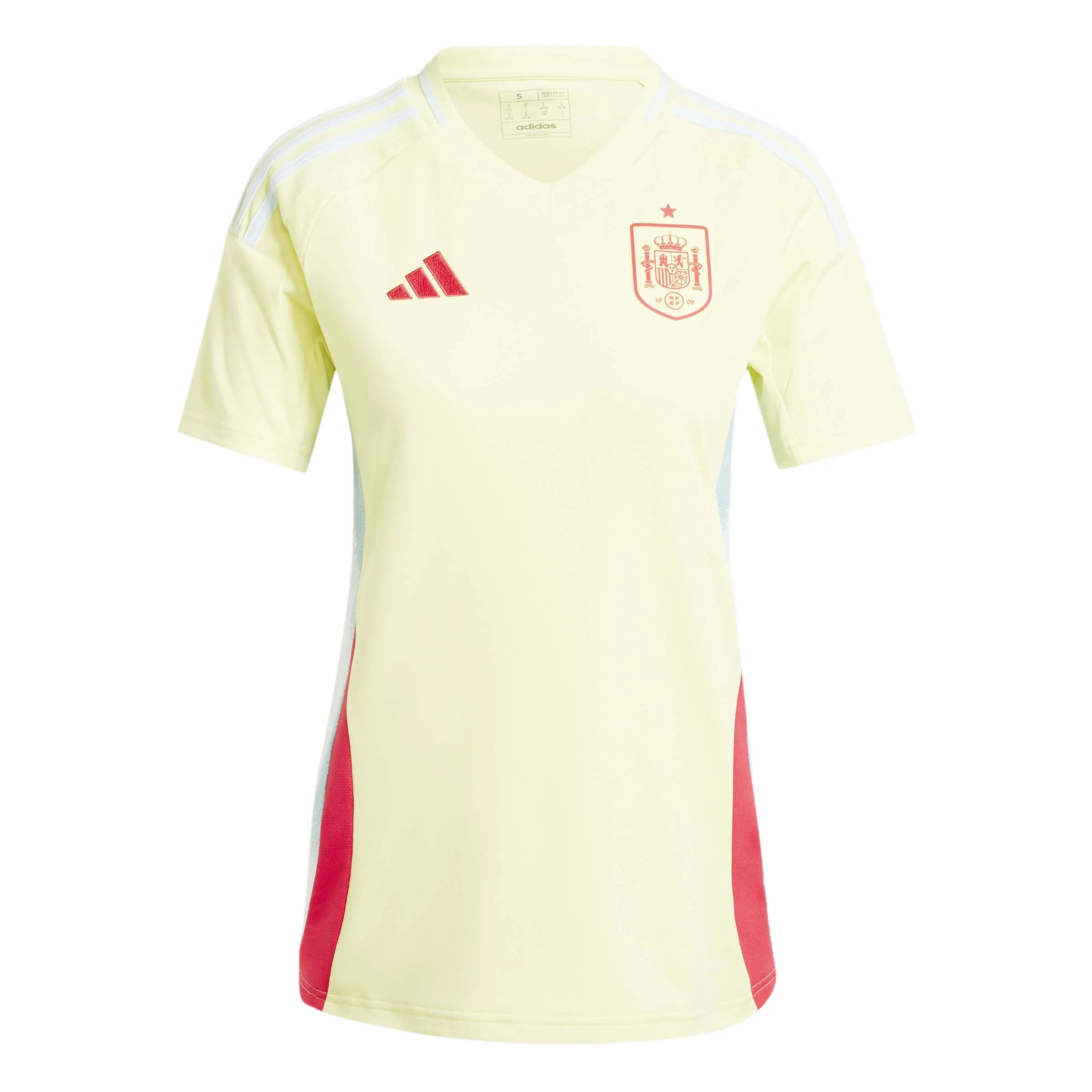 adidas 2024-25 Spain Women's Stadium Away Jersey Organic Jersey Tee