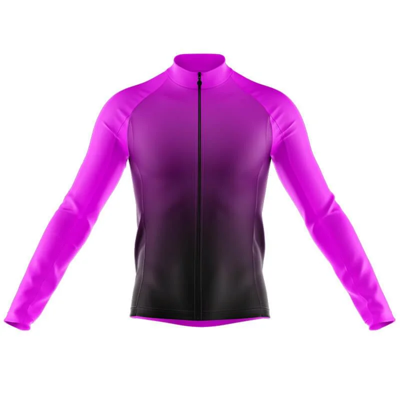 Black to Violet Club Longsleeve Jersey [CLEARANCE] Casual Weekend Jersey Tee