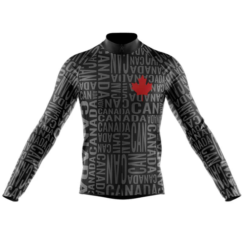 Canada Day Long Sleeve Club Jersey (BLACK) [CLEARANCE] Fashion Jersey Blouse