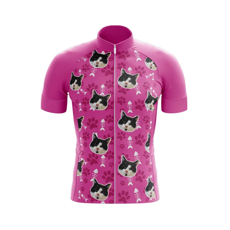Cat Custom Face Club Jerseys (Pink) Maximalist Jersey Tee