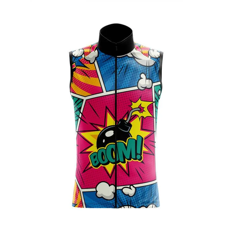 Comics Cycling (V3) Sleeveless jersey [CLEARANCE] Custom Jersey Tee