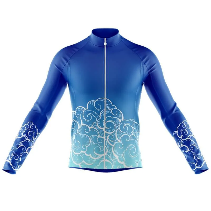 Elemental Wind (Blue) Longsleeve Jersey [CLEARANCE] Sustainable Jersey Tee