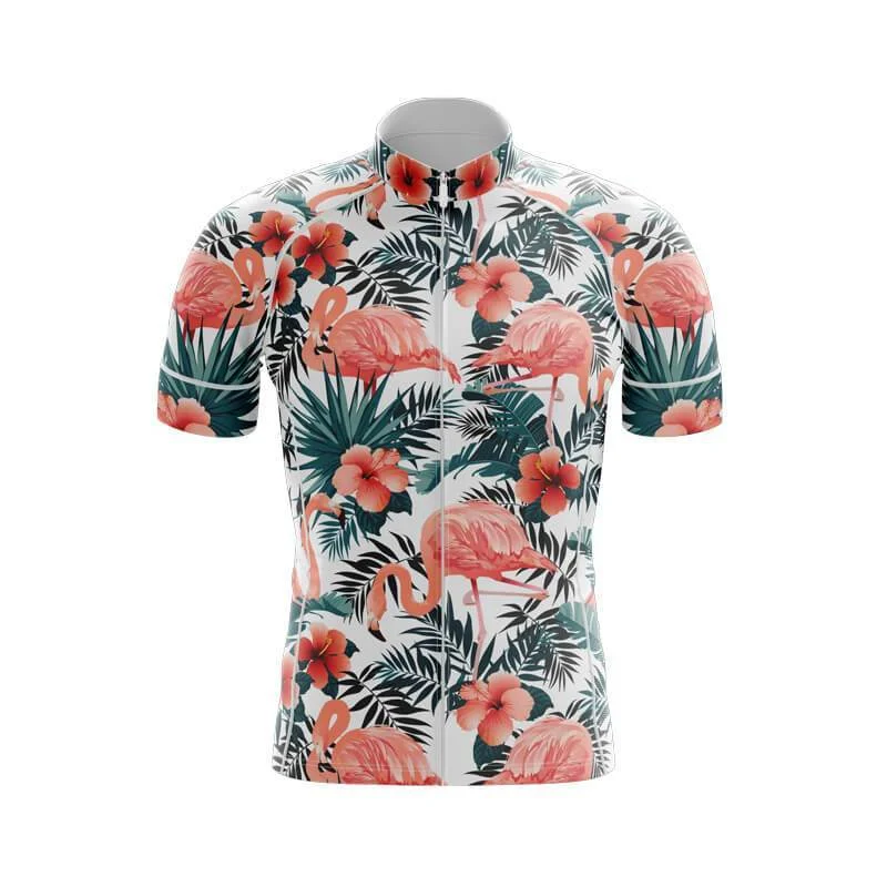 Flamingo (White) Shortsleeve jerseys [CLEARANCE] Comfortable Jersey Tee