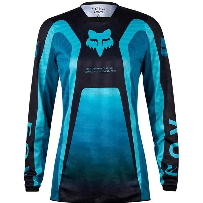 Fox Womens 180 Ballast Jersey (Maui Blue) Recycled Jersey Tee