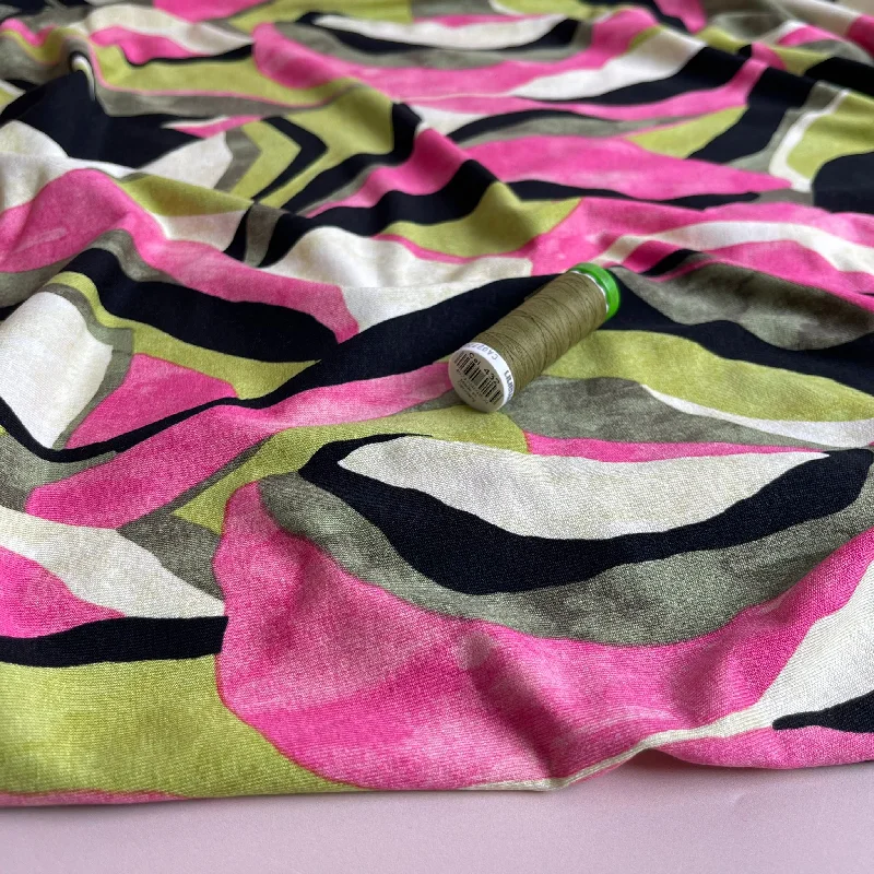 Pink Dream De Luxe Viscose Jersey Fabric Chic Jersey Tee
