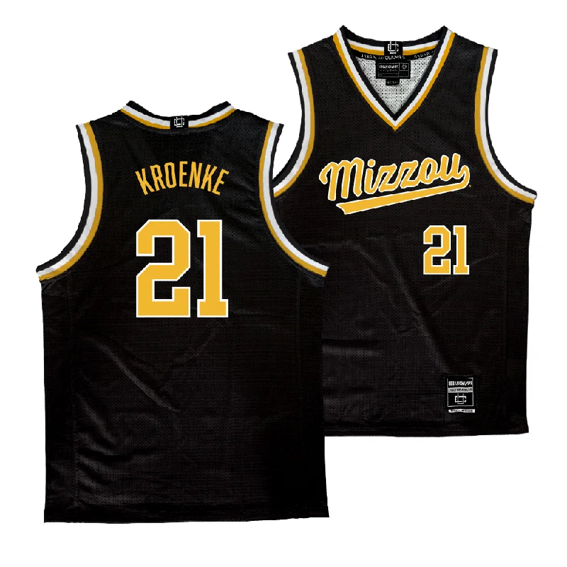 Mizzou Women's Basketball Black Jersey - Averi Kroenke | #21 Jet Black Jersey Tee