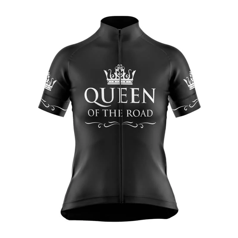 Queen of the Road Club Jerseys (V1) (Black) Royal Blue Jersey Shirt