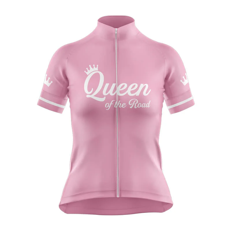 Queen of the Road Club Jerseys (V2) (Pink) Turtle Neck Jersey Shirt