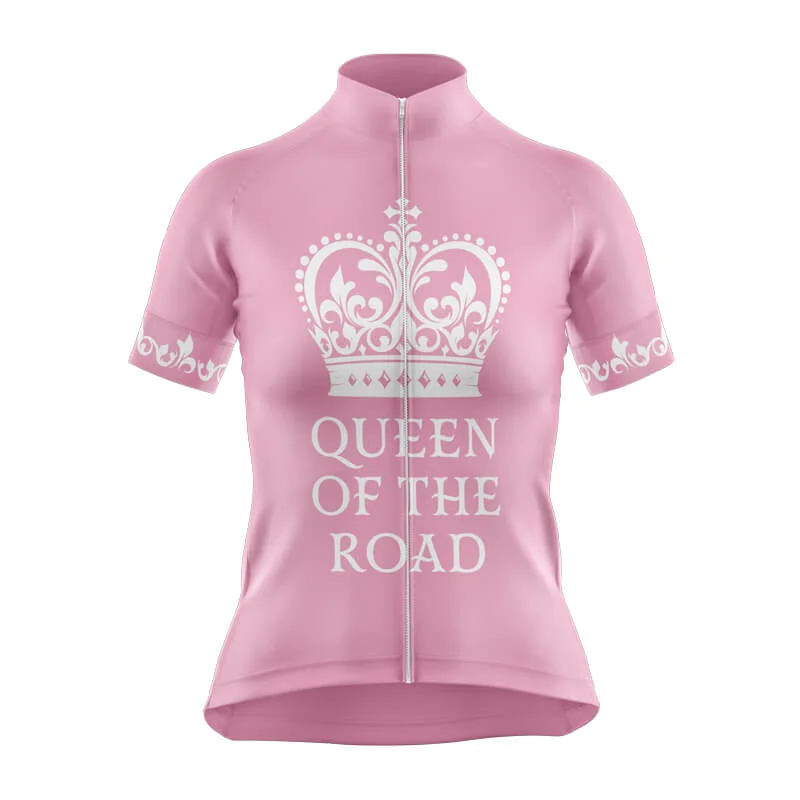 Queen of the Road Club Jerseys (V3) (Pink) Summer Jersey Tee