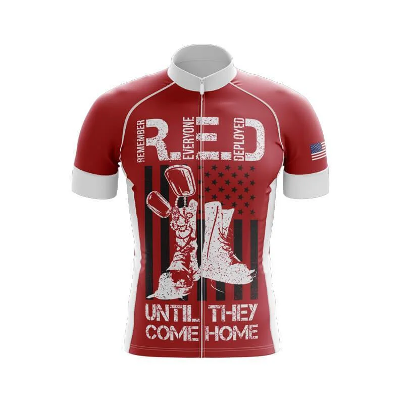 R. E. D. Until they come home Club Jersey (Red) [CLEARANCE] Sustainable Jersey Tee