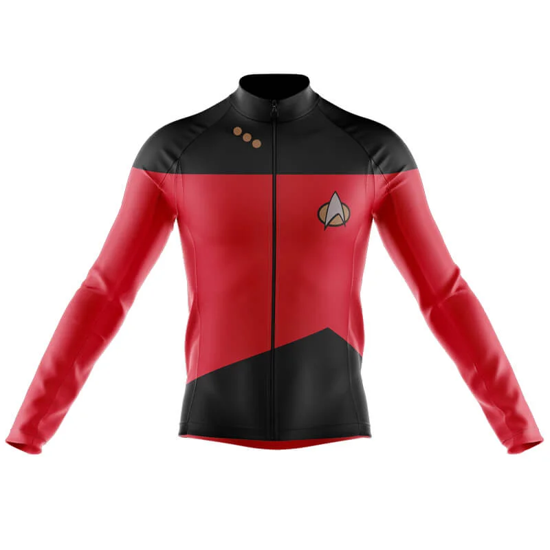 Star Trek Red Longsleeve Jersey [CLEARANCE] Designer Jersey Tee
